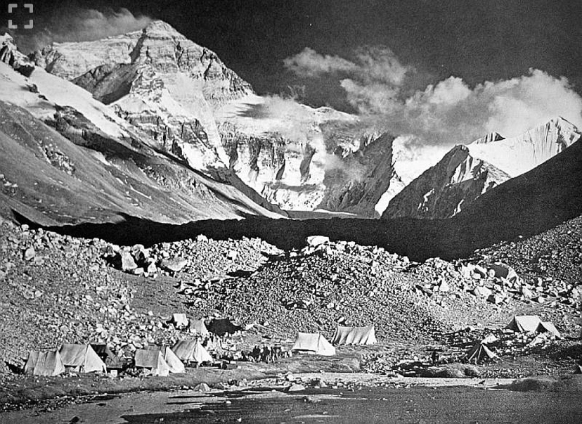 Base Camp of the 1924 Everest expedition.