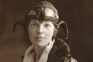 Amelia Earhart in 1922.