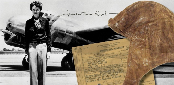 Amelia Earhart. 