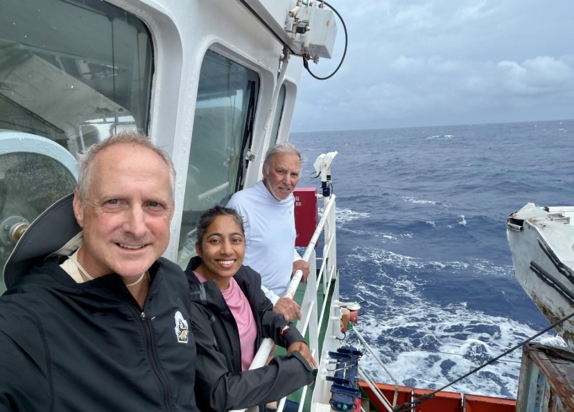 From left to right: Steve Schultz, Sirisha Bandla, and Marc Hagle, members of the research team. 