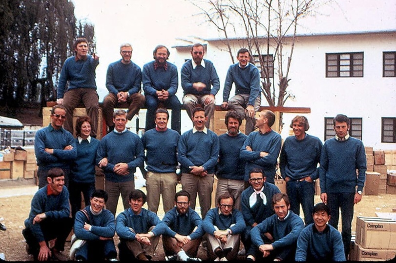 Norman Dyhrenfurth, Carlo Mauri, Yvette Vaucher, Reizo Ito, Pierre Mazeaud,, and Michale Vaucher in Surrender to Everest (1971). 