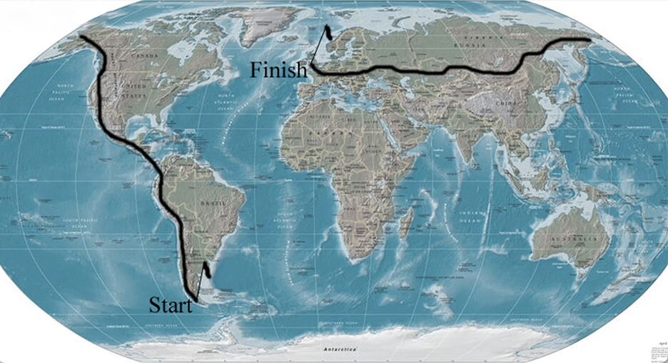 map of route