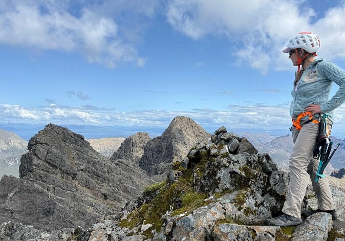 Climbing the Cuillin Munro in barefoot shoes. 
