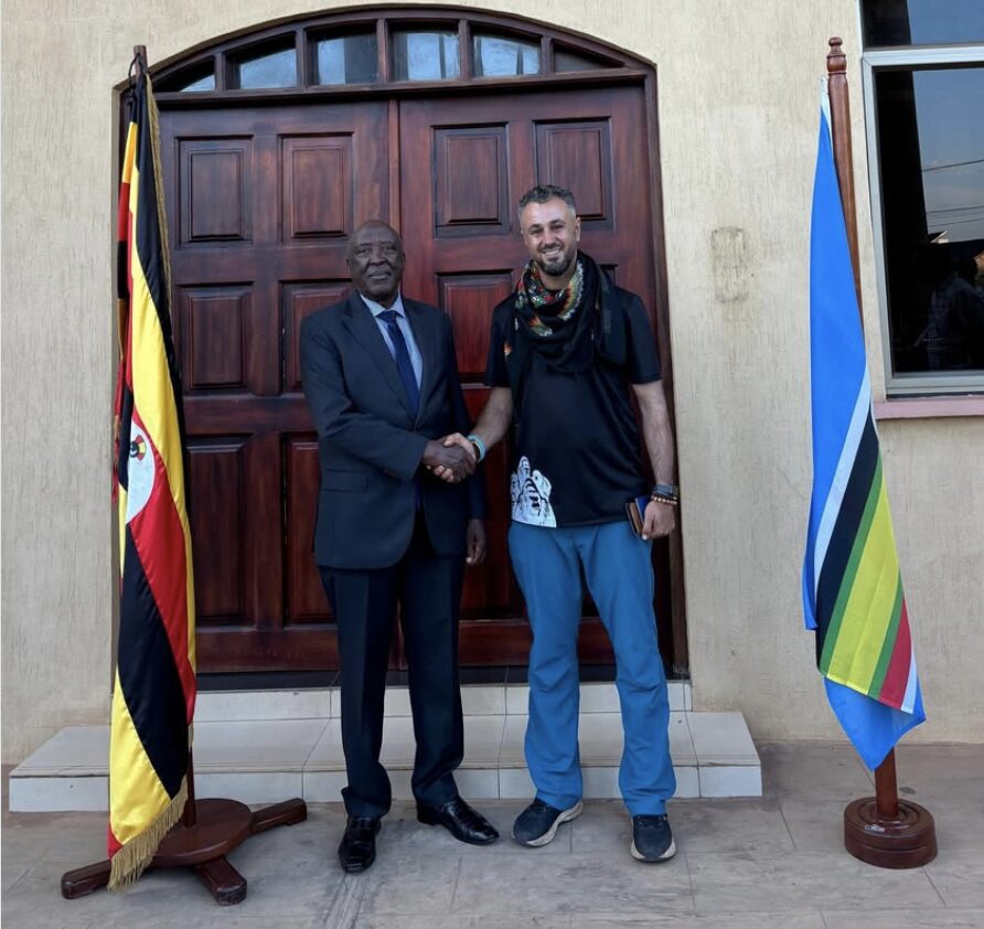 guy shaking hands with official