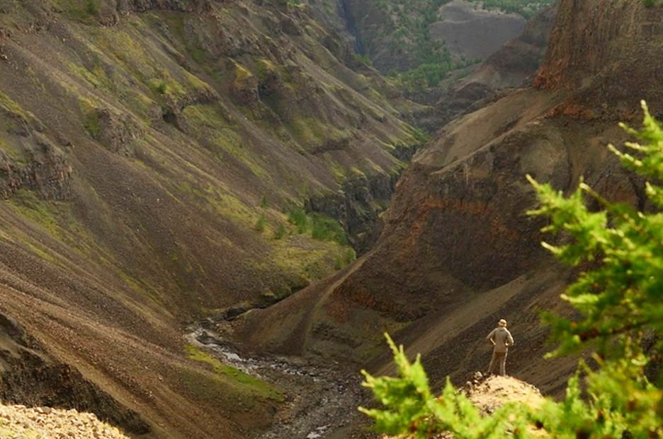 A very dry valley in Siberia