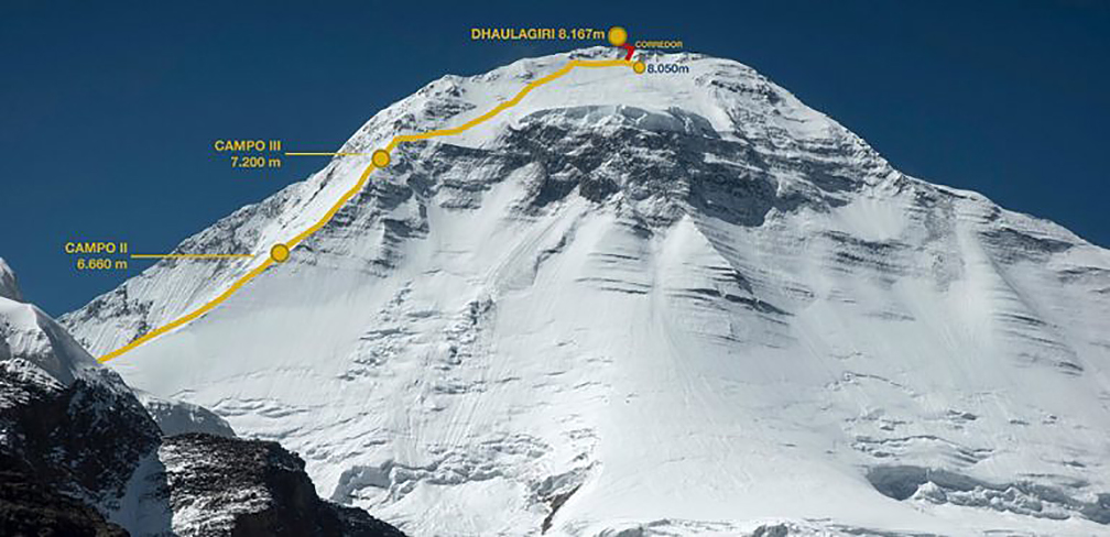 noral route on dhaulagiri