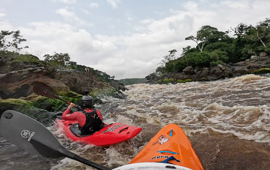 whitewater kayaking