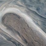 Jupiter's surface as seen from the Juno mission